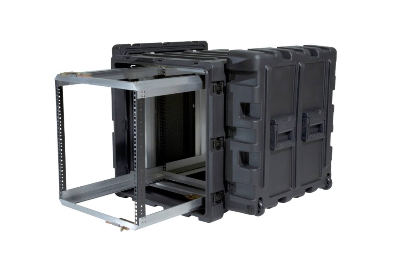 SKB - 3RR Series - Rack Anti-Choc Amovible 11U - Noir - 24 pouces de profondeur