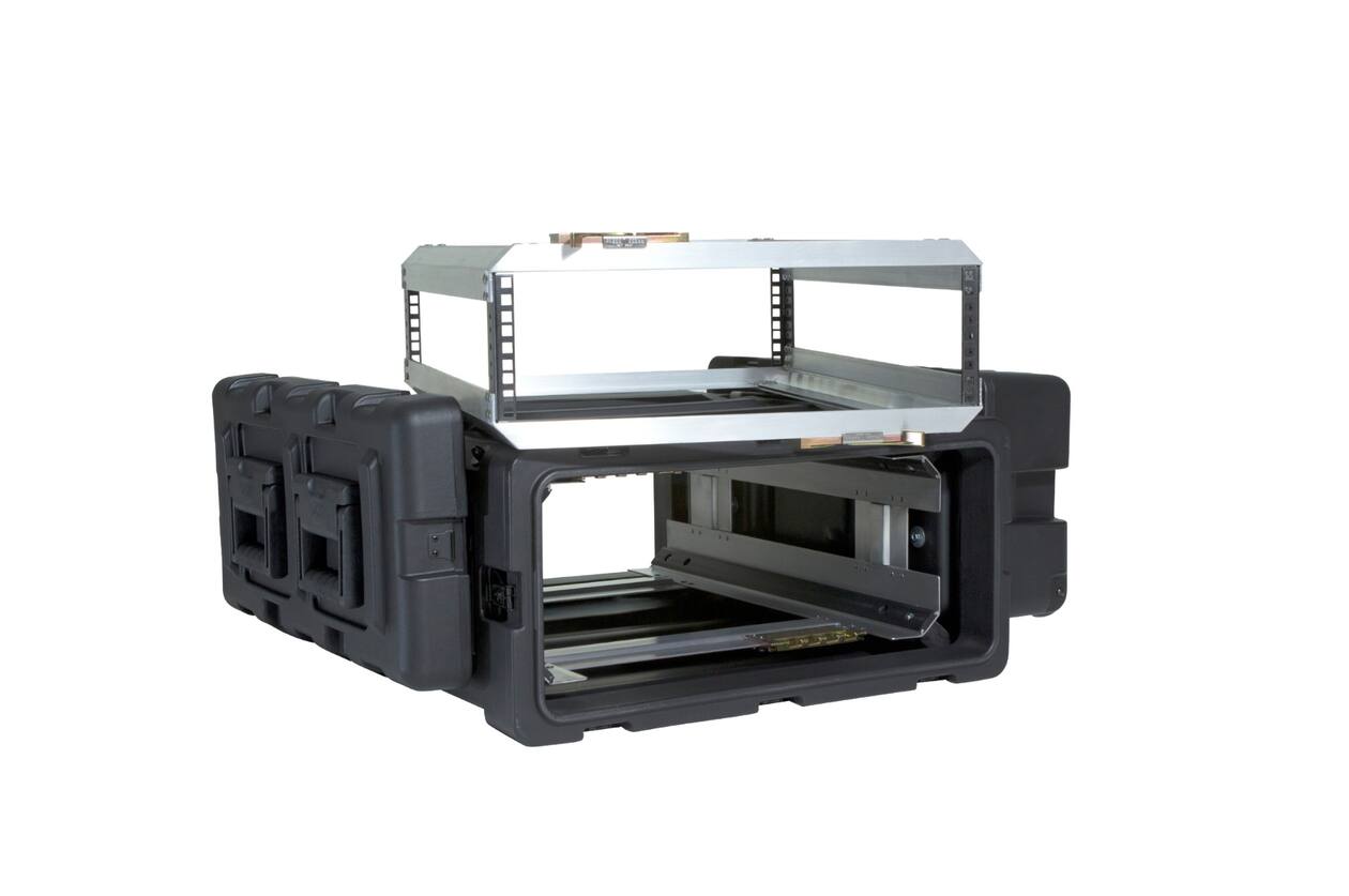 SKB - 3RR Series - Rack Anti-Choc Amovible 3U - Noir - 24 pouces de profondeur