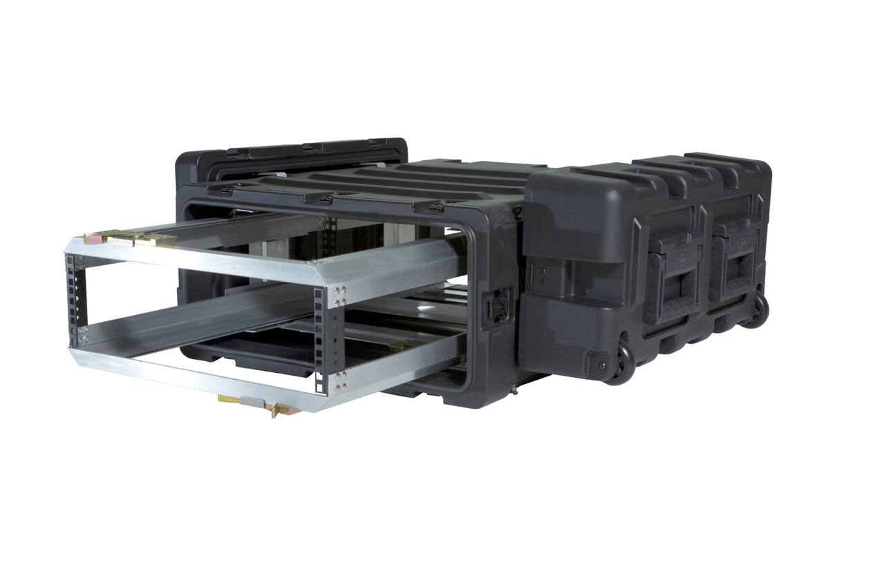 SKB - 3RR Series - Rack Anti-Choc Amovible 3U - Noir - 24 pouces de profondeur