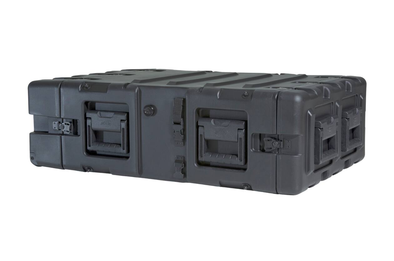 SKB - 3RR Series - Rack Anti-Choc Amovible 3U - Noir - 24 pouces de profondeur