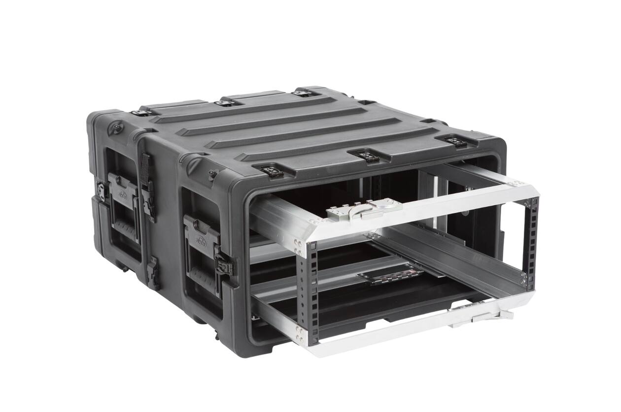 SKB - 3RR Series - Rack Anti-Choc Amovible 4U - Noir - 20 pouces de profondeur