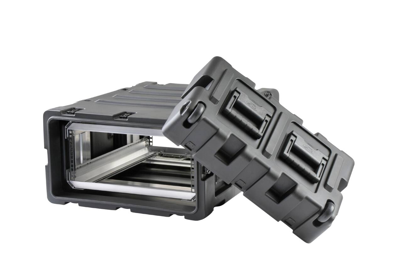 SKB - 3RR Series - Rack Anti-Choc Amovible 4U - Noir - 24 pouces de profondeur