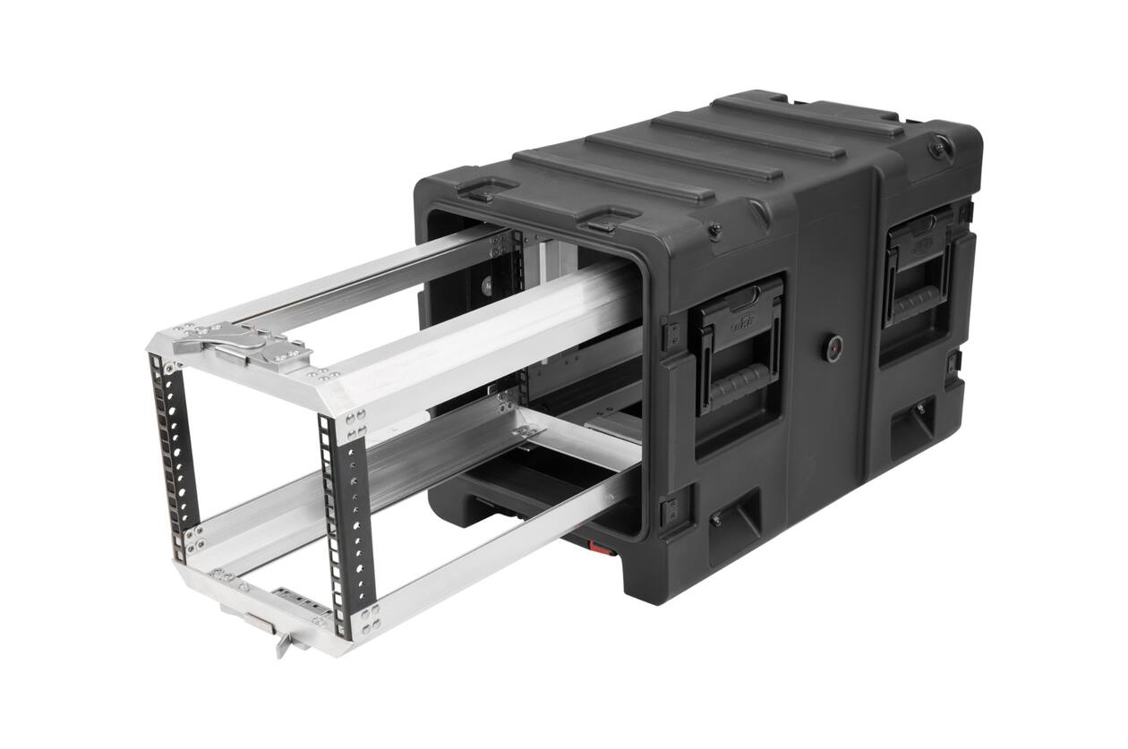 SKB - 3RR Series - Demi Rack Anti-Choc Amovible 5U - Noir - 20 pouces de profondeur