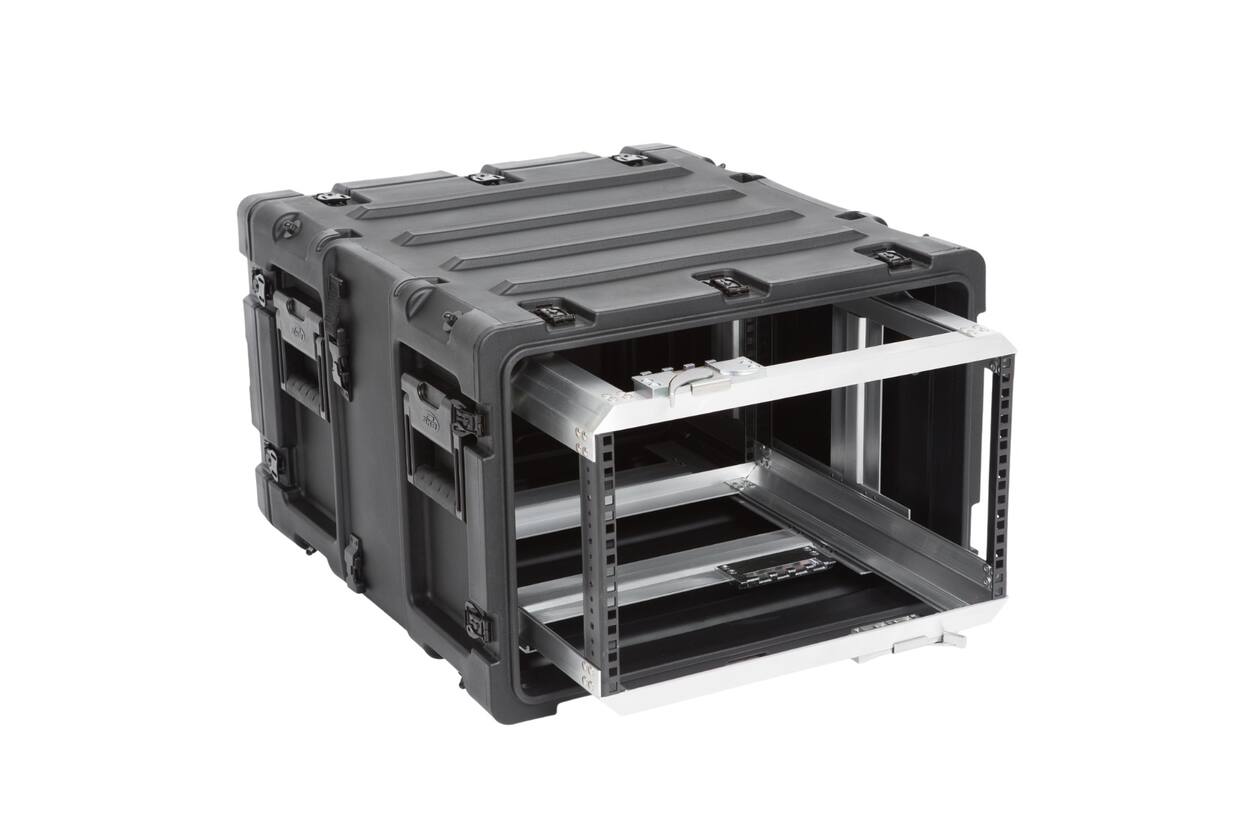 SKB - 3RR Series - Rack Anti-Choc Amovible 6U - Noir - 20 pouces de profondeur
