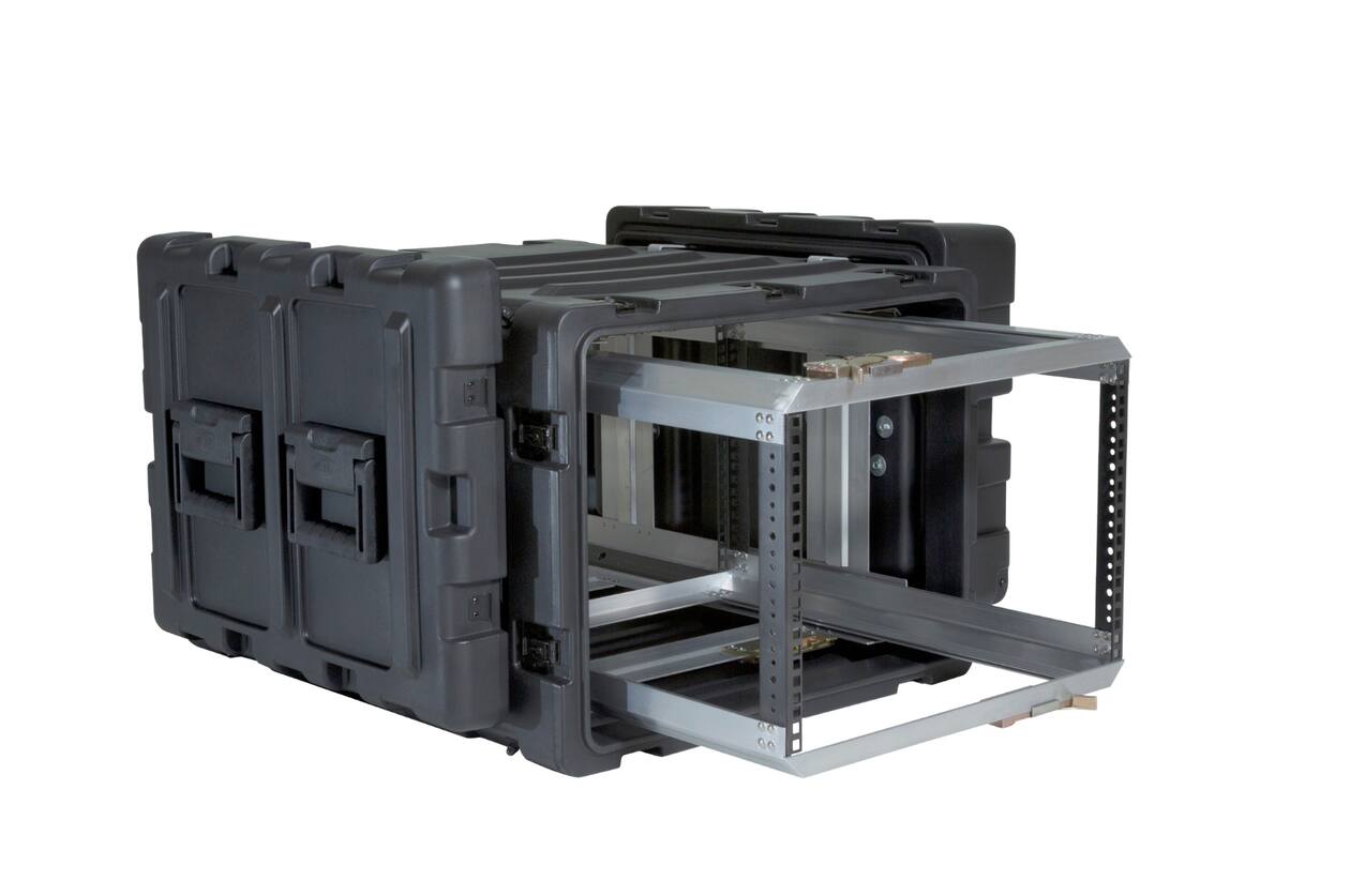 SKB - 3RR Series - Rack Anti-Choc Amovible 7U - Noir - 24 pouces de profondeur