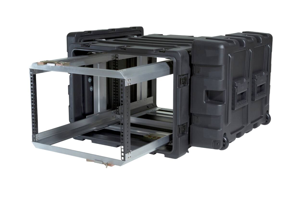 SKB - 3RR Series - Rack Anti-Choc Amovible 7U - Noir - 24 pouces de profondeur