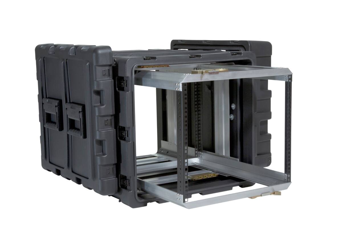 SKB - 3RR Series - Rack Anti-Choc Amovible 9U - Noir - 24 pouces de profondeur