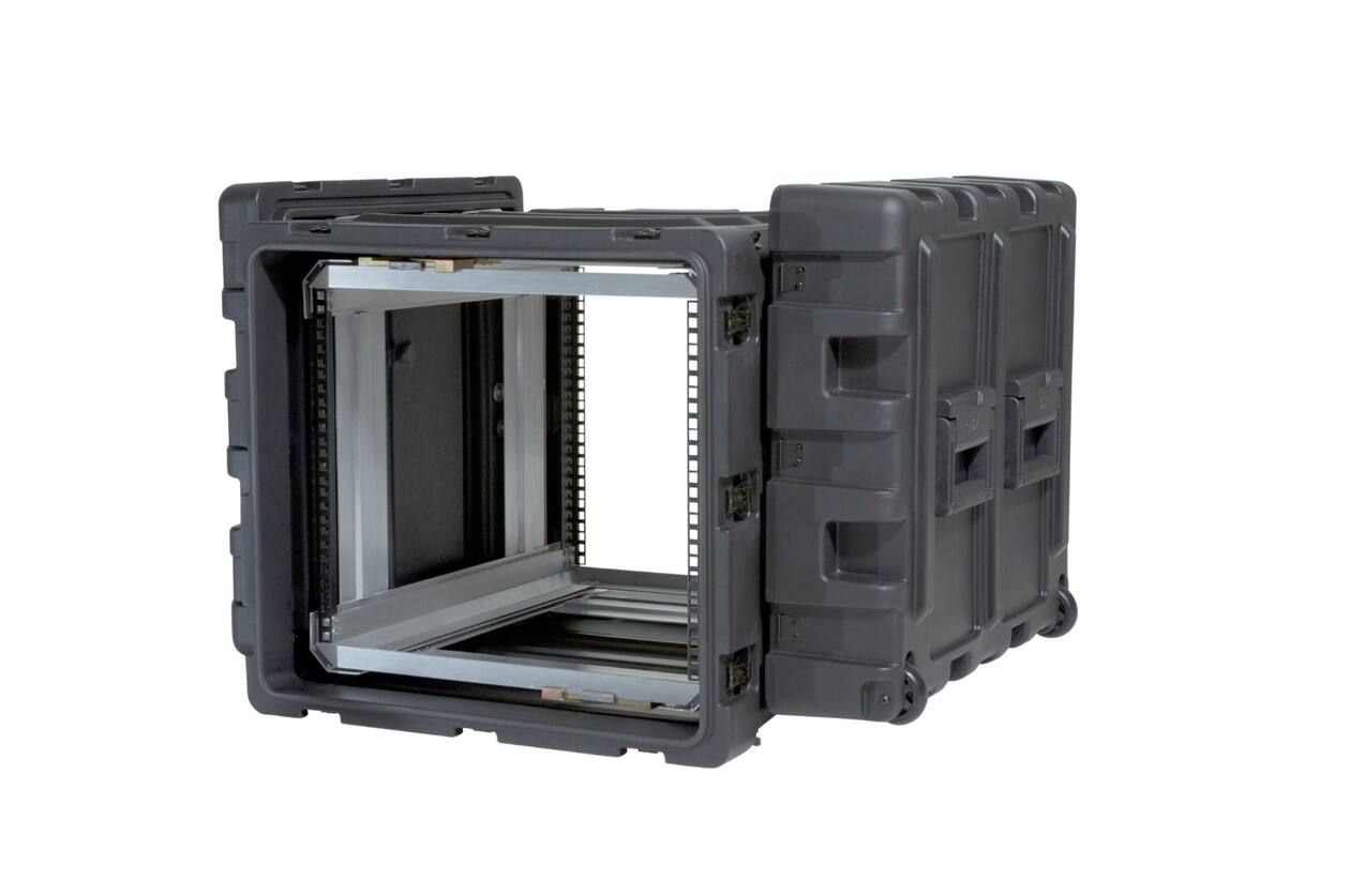 SKB - 3RR Series - Rack Anti-Choc Amovible 9U - Noir - 24 pouces de profondeur