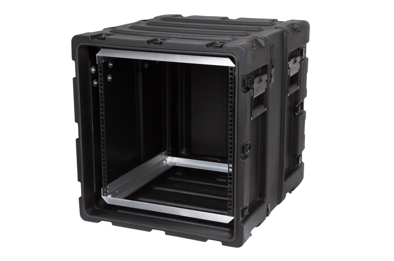 SKB - 3RS Series - Rack Anti-Choc Non-Amovible 11U - Noir - 20 pouces de profondeur