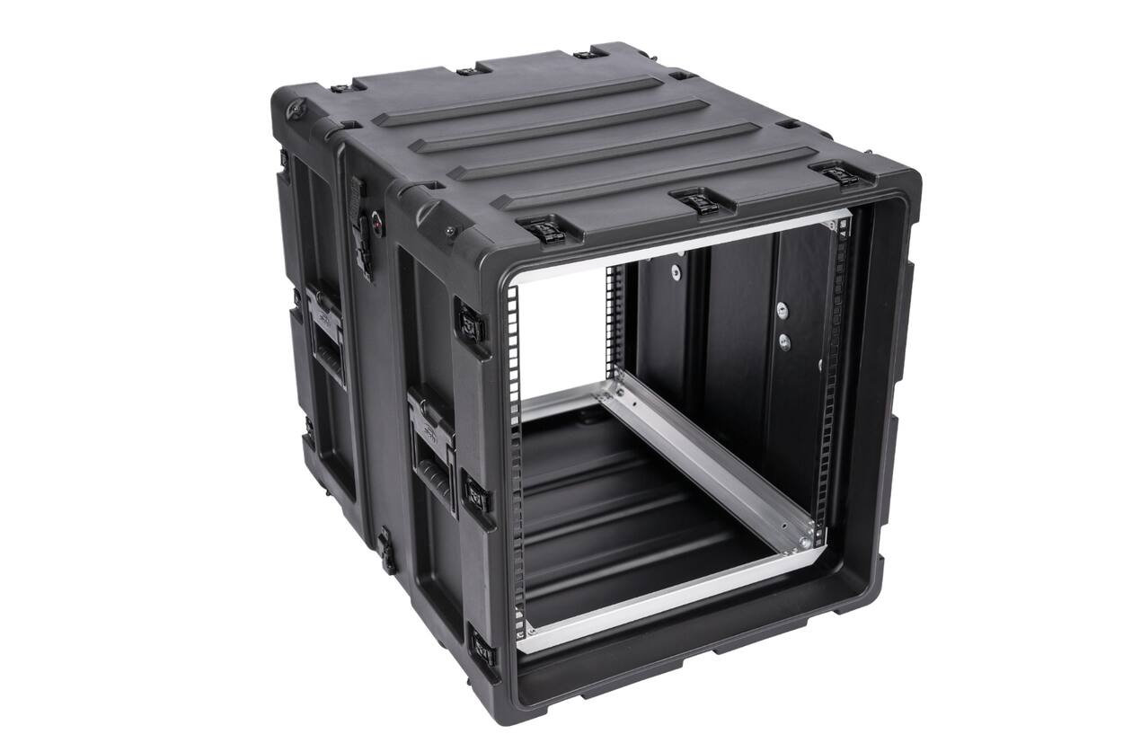 SKB - 3RS Series - Rack Anti-Choc Non-Amovible 11U - Noir - 24 pouces de profondeur