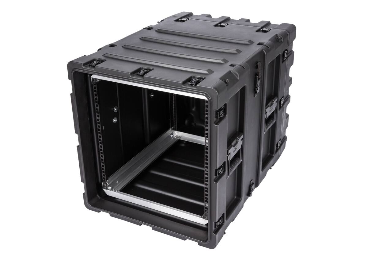 SKB - 3RS Series - Rack Anti-Choc Non-Amovible 11U - Noir - 24 pouces de profondeur