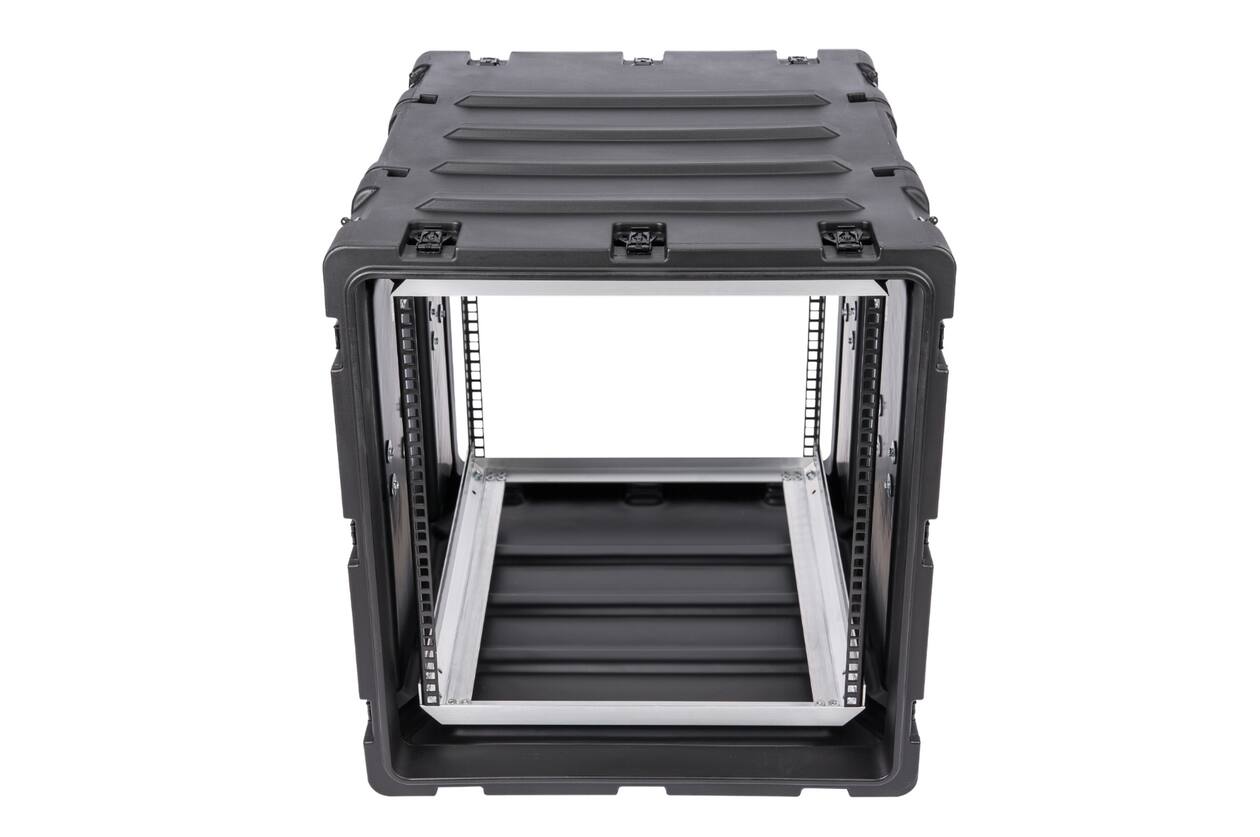 SKB - 3RS Series - Rack Anti-Choc Non-Amovible 11U - Noir - 24 pouces de profondeur