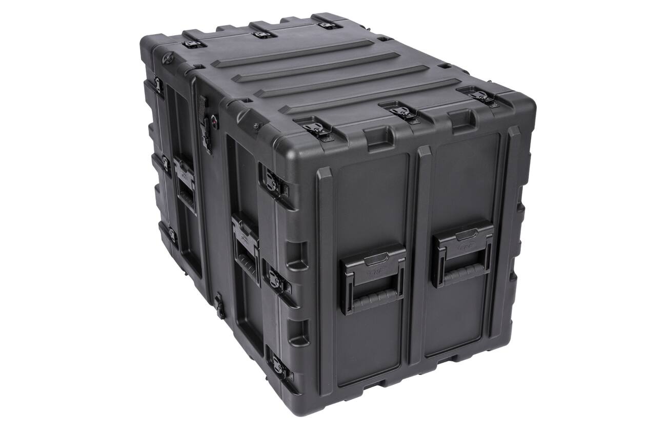 SKB - 3RS Series - Rack Anti-Choc Non-Amovible 11U - Noir - 24 pouces de profondeur