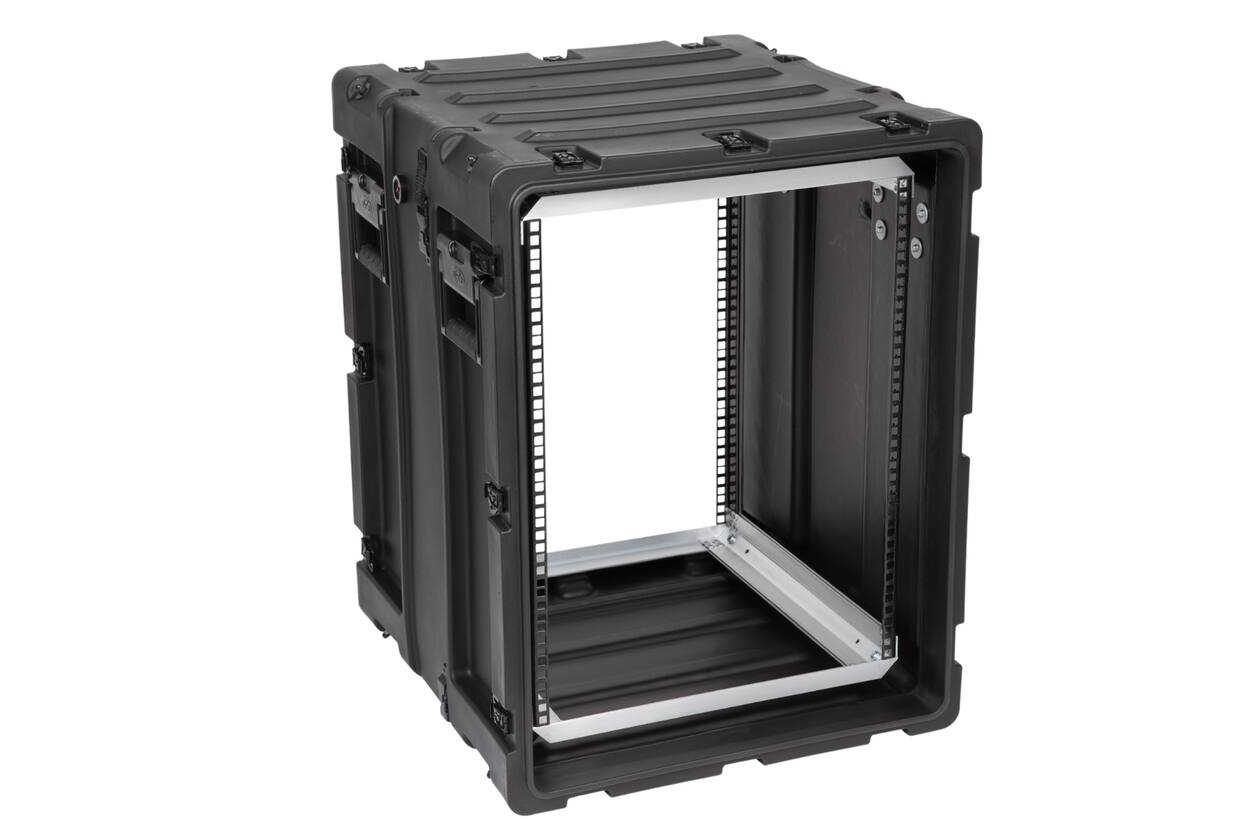 SKB - 3RS Series - Rack Anti-Choc Non-Amovible 14U - Noir - 20 pouces de profondeur