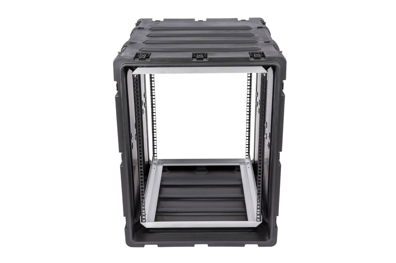 SKB - 3RS Series - Rack Anti-Choc Non-Amovible 14U - Noir - 24 pouces de profondeur