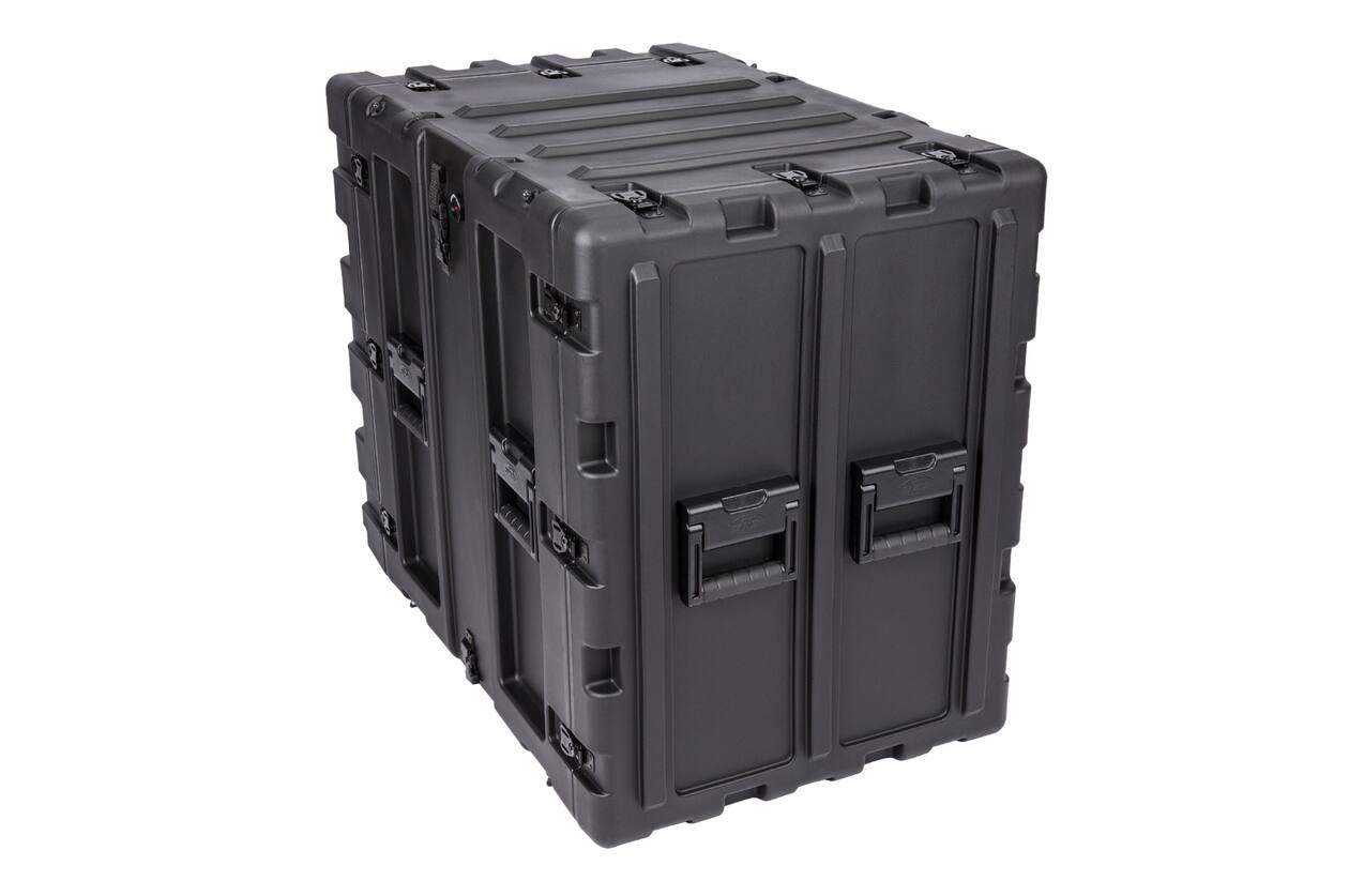 SKB - 3RS Series - Rack Anti-Choc Non-Amovible 14U - Noir - 24 pouces de profondeur