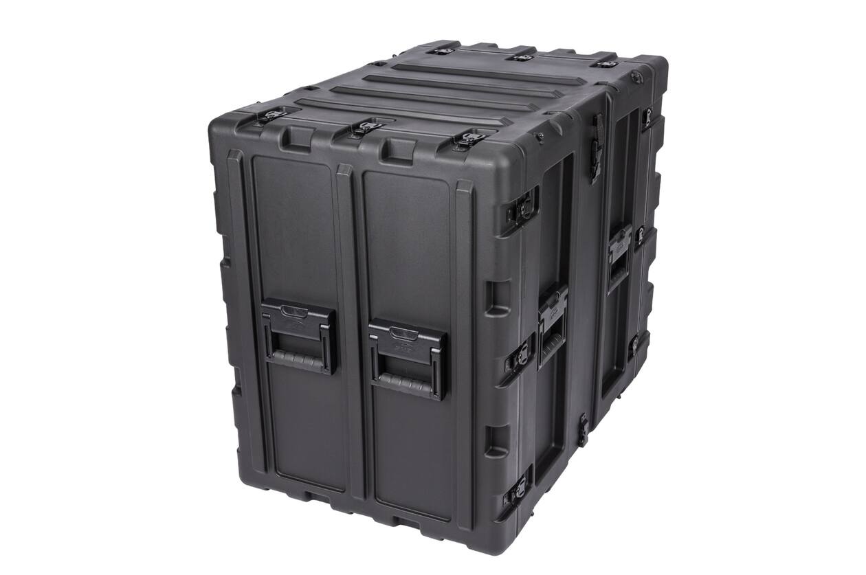 SKB - 3RS Series - Rack Anti-Choc Non-Amovible 14U - Noir - 24 pouces de profondeur
