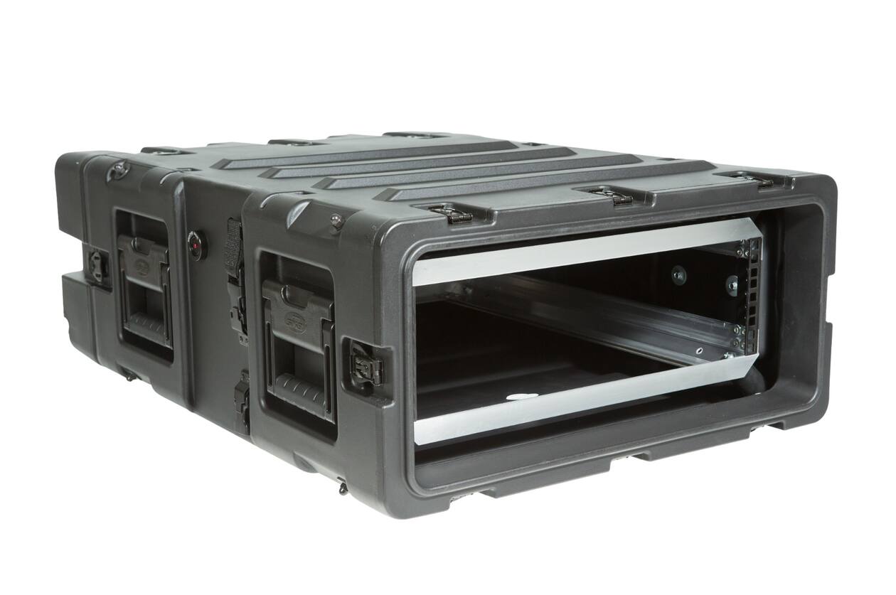 SKB - 3RS Series - Rack Anti-Choc Non-Amovible 3U - Noir - 24 pouces de profondeur