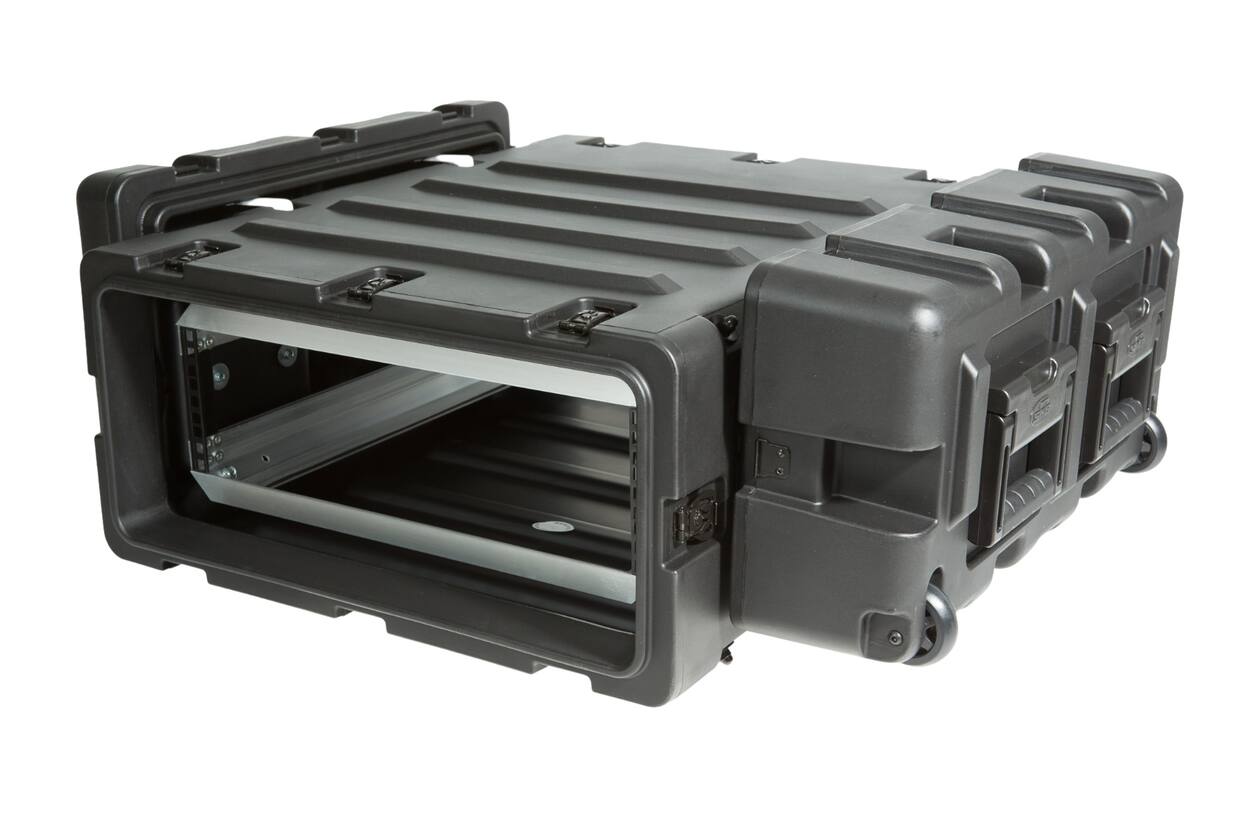 SKB - 3RS Series - Rack Anti-Choc Non-Amovible 3U - Noir - 24 pouces de profondeur