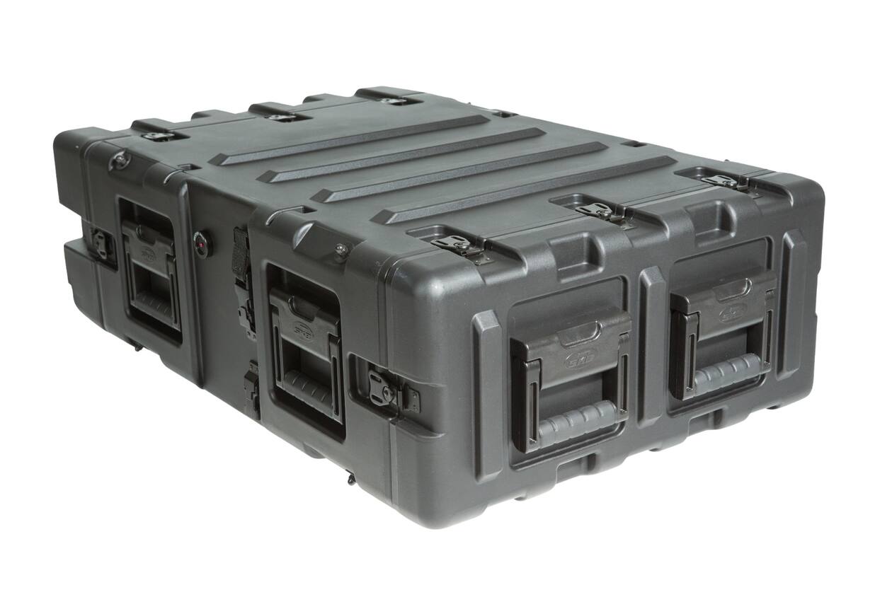 SKB - 3RS Series - Rack Anti-Choc Non-Amovible 3U - Noir - 24 pouces de profondeur