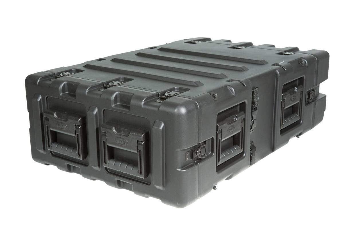 SKB - 3RS Series - Rack Anti-Choc Non-Amovible 3U - Noir - 24 pouces de profondeur