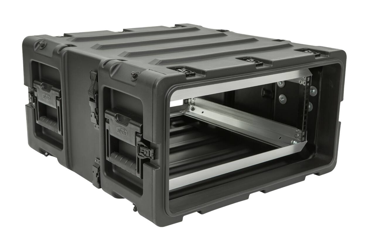 SKB - 3RS Series - Rack Anti-Choc Non-Amovible 4U - Noir - 20 pouces de profondeur