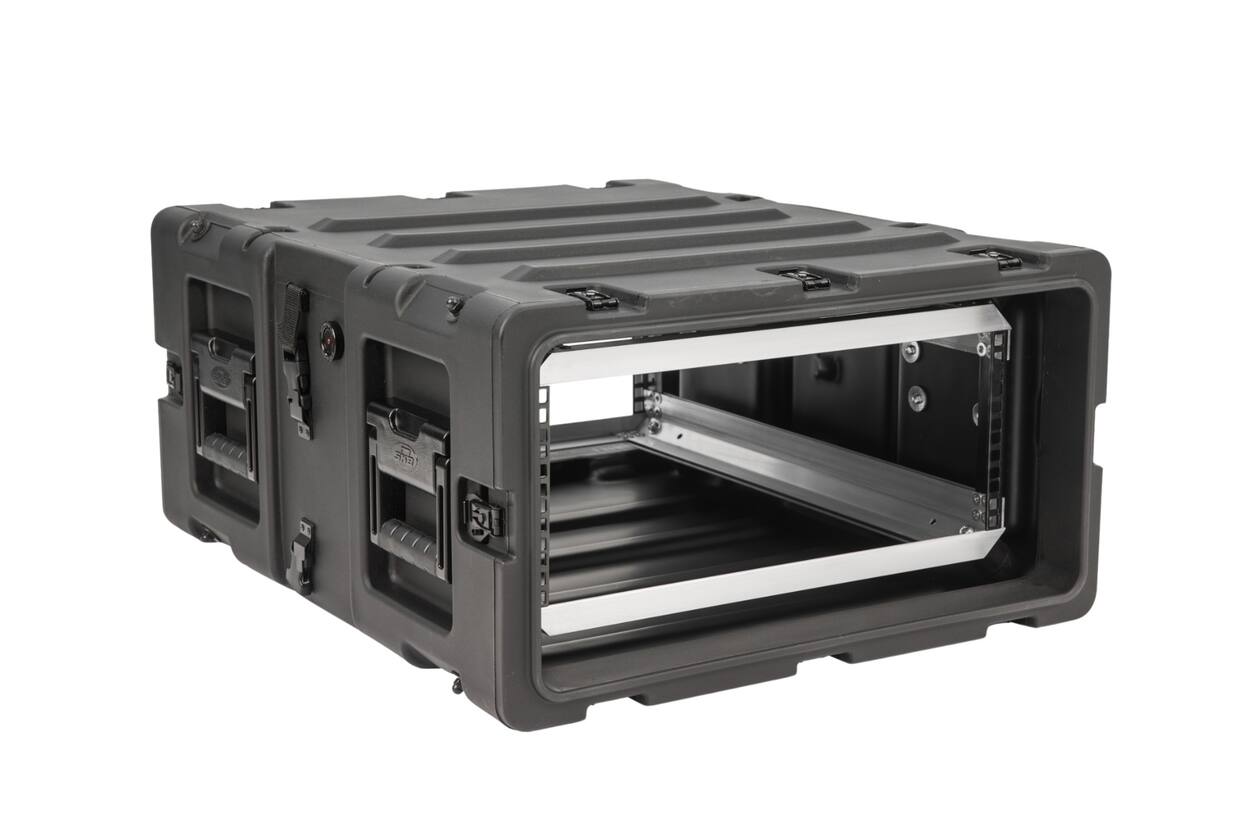 SKB - 3RS Series - Rack Anti-Choc Non-Amovible 4U - Noir - 24 pouces de profondeur