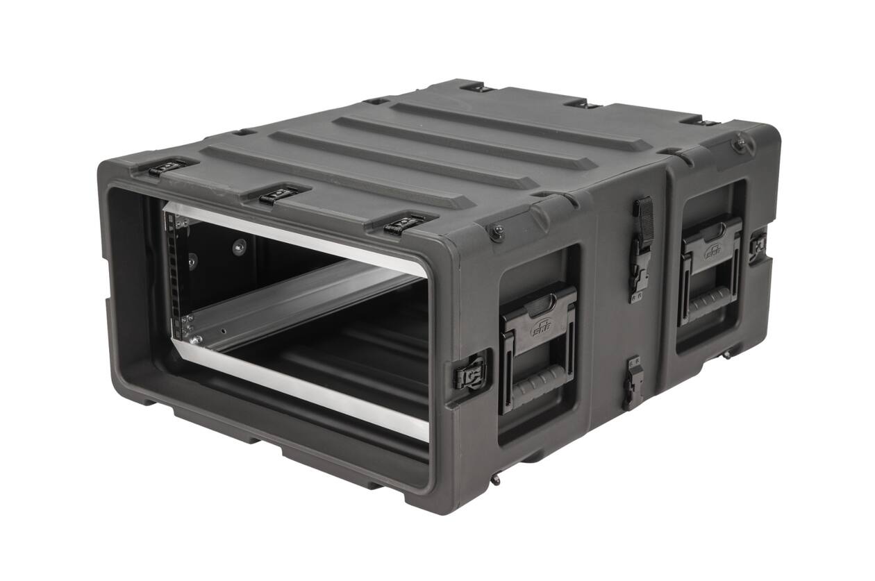 SKB - 3RS Series - Rack Anti-Choc Non-Amovible 4U - Noir - 24 pouces de profondeur