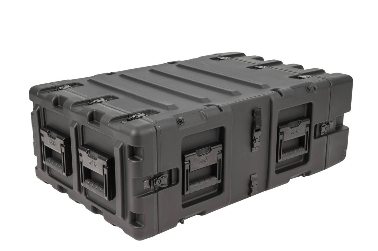 SKB - 3RS Series - Rack Anti-Choc Non-Amovible 4U - Noir - 24 pouces de profondeur