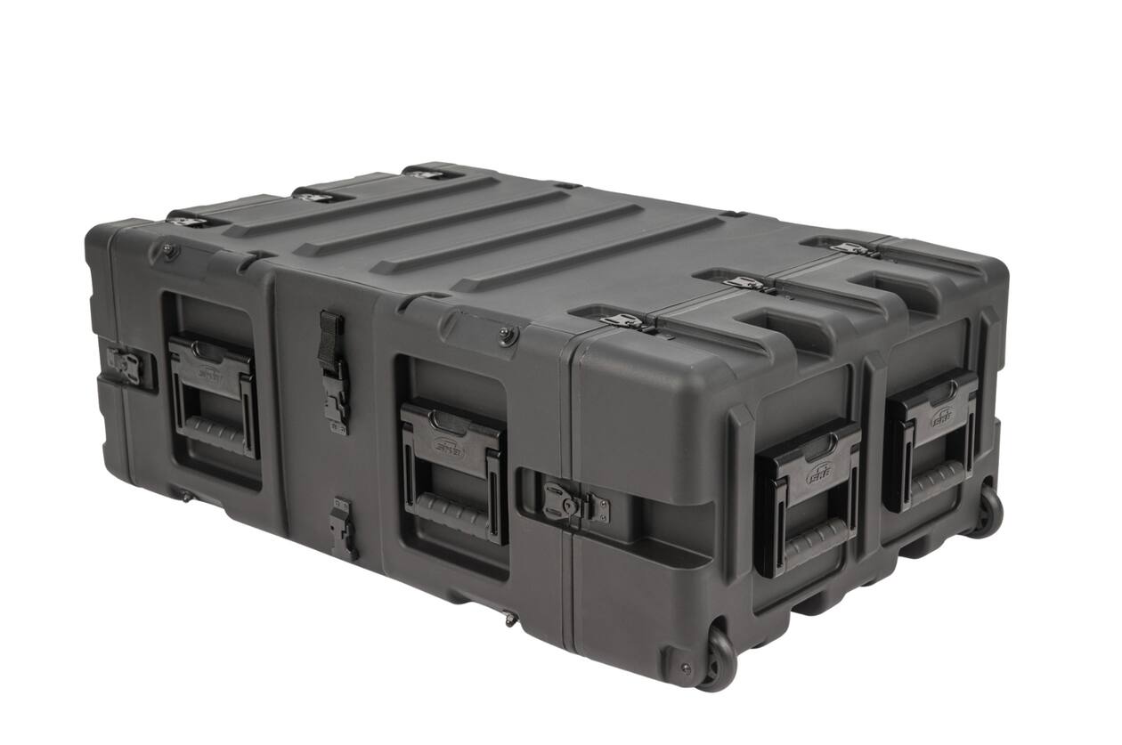 SKB - 3RS Series - Rack Anti-Choc Non-Amovible 4U - Noir - 24 pouces de profondeur