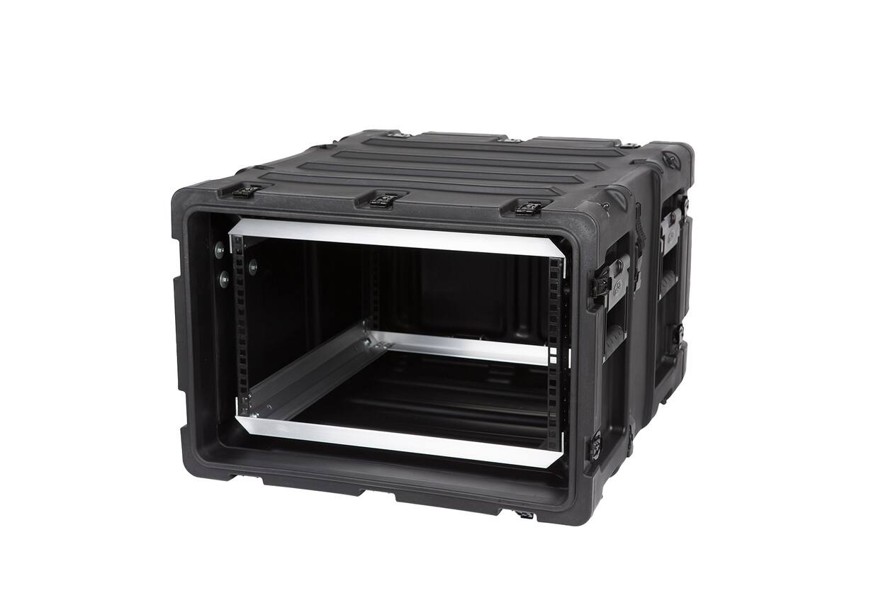 SKB - 3RS Series - Rack Anti-Choc Non-Amovible 6U - Noir - 20 pouces de profondeur