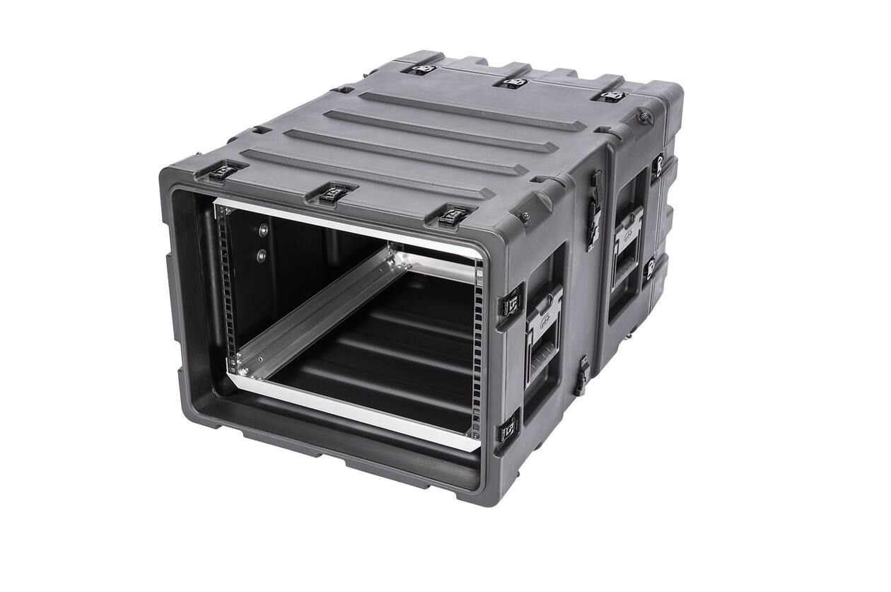 SKB - 3RS Series - Rack Anti-Choc Non-Amovible 7U - Noir - 24 pouces de profondeur