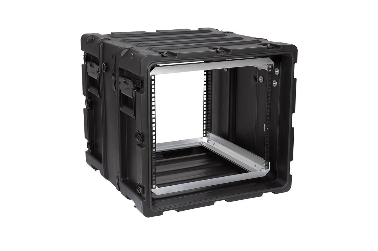 SKB - 3RS Series - Rack Anti-Choc Non-Amovible 9U - Noir - 20 pouces de profondeur
