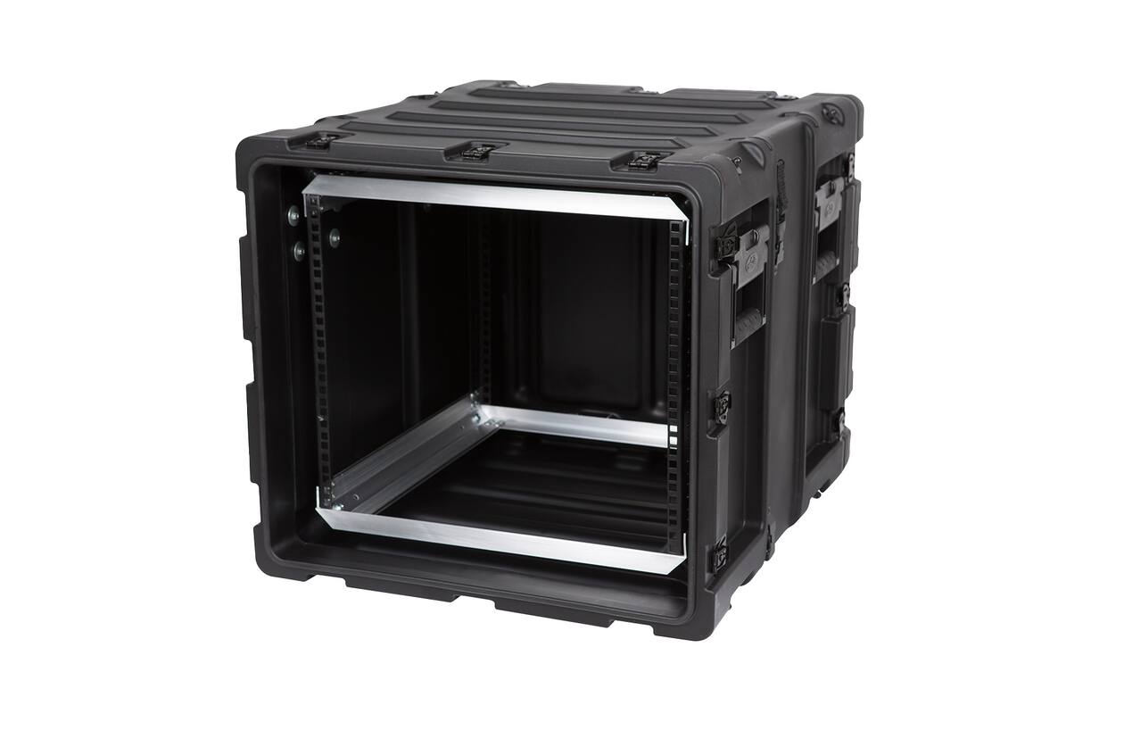 SKB - 3RS Series - Rack Anti-Choc Non-Amovible 9U - Noir - 20 pouces de profondeur