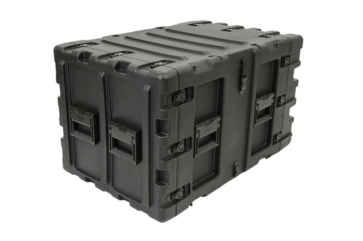SKB - 3RS Series - Rack Anti-Choc Non-Amovible 9U - Noir - 24 pouces de profondeur
