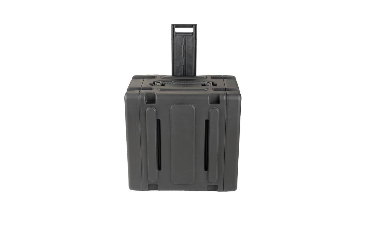 SKB - rSeries Shock Rack - Rack Anti-Choc 4U à Roulettes - Noir - 20 pouces de profondeur - avec Roulettes