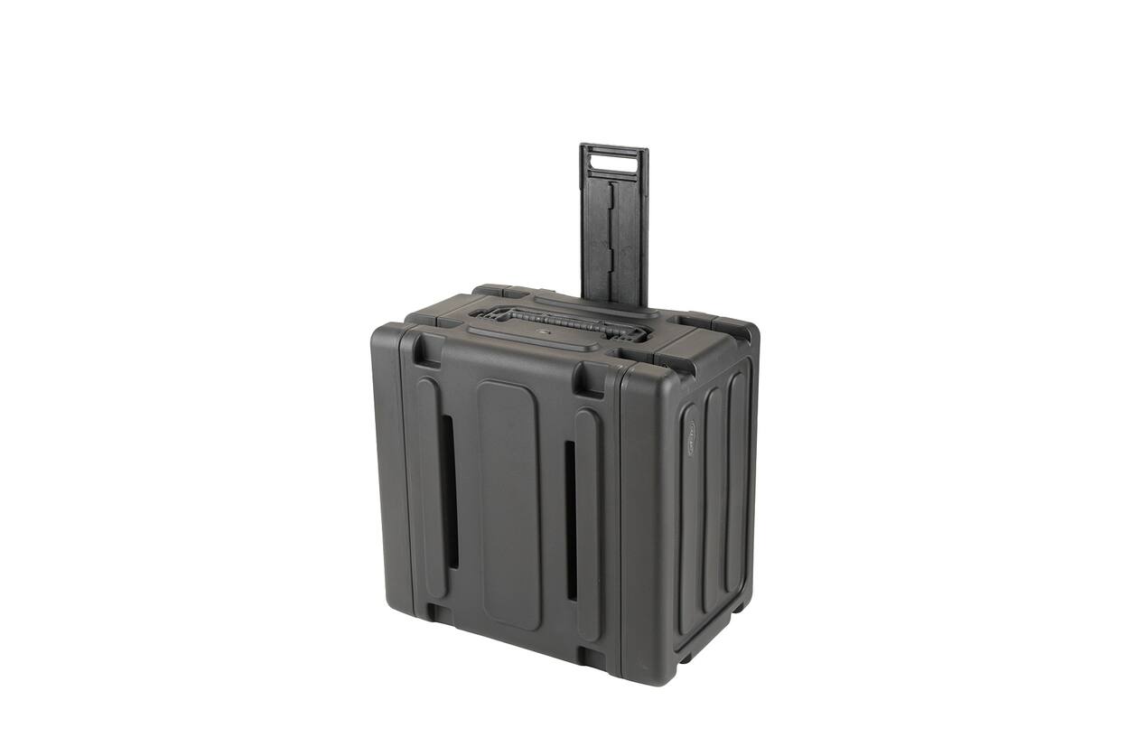 SKB - rSeries - Rack Anti-Choc 6U à Roulettes - Noir - 20 pouces de profondeur - avec Roulettes