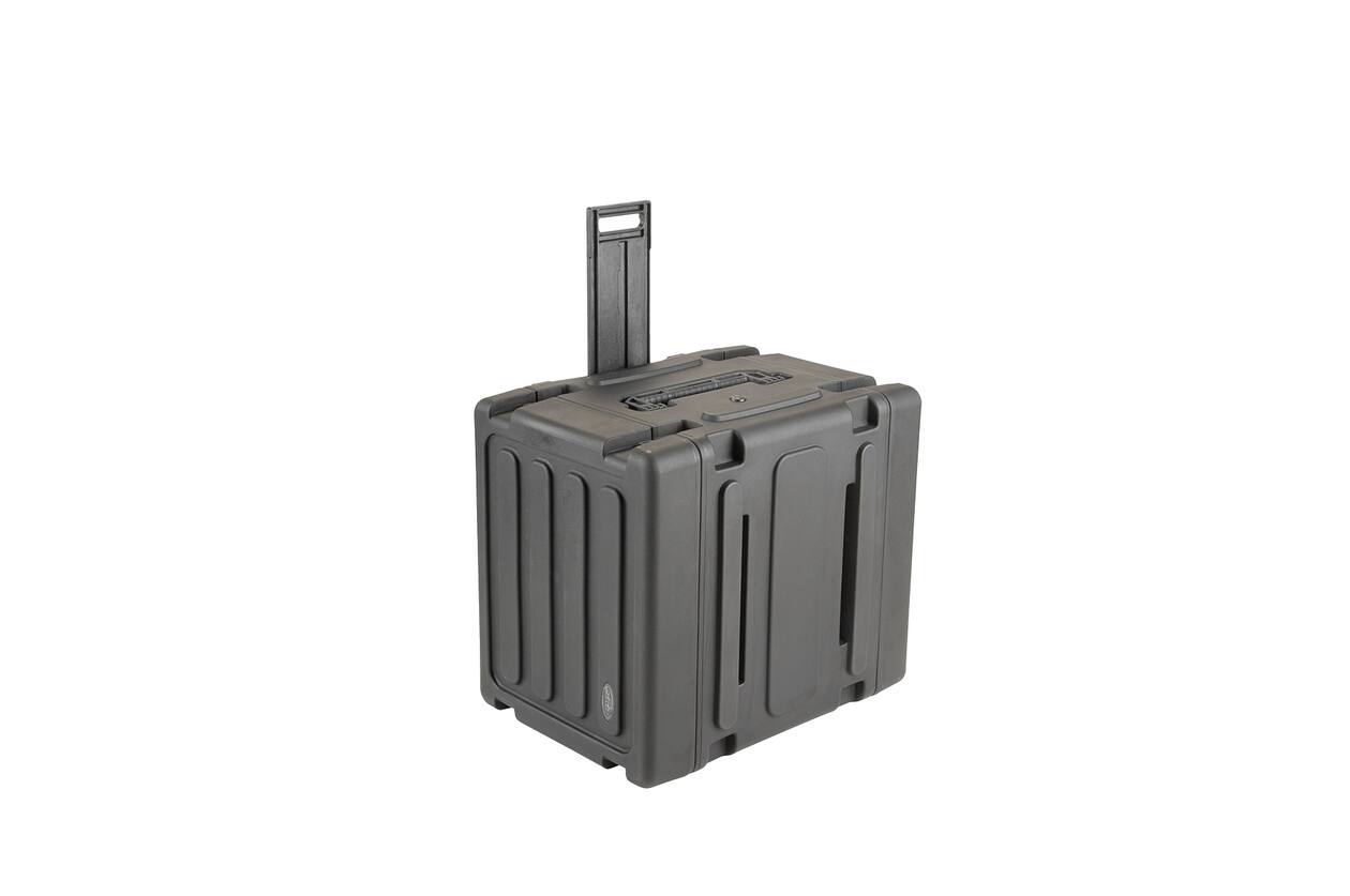 SKB - rSeries - Rack Anti-Choc 8U à Roulettes - Noir - 20 pouces de profondeur - avec Roulettes