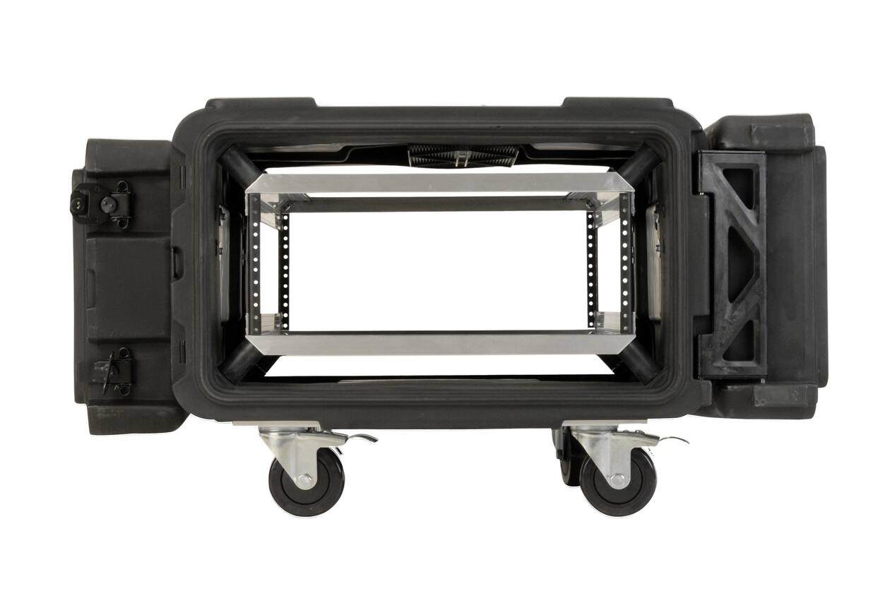 SKB - rSeries - Rack Anti-Choc 4U - Noir - 30 pouces de profondeur - avec Roulettes