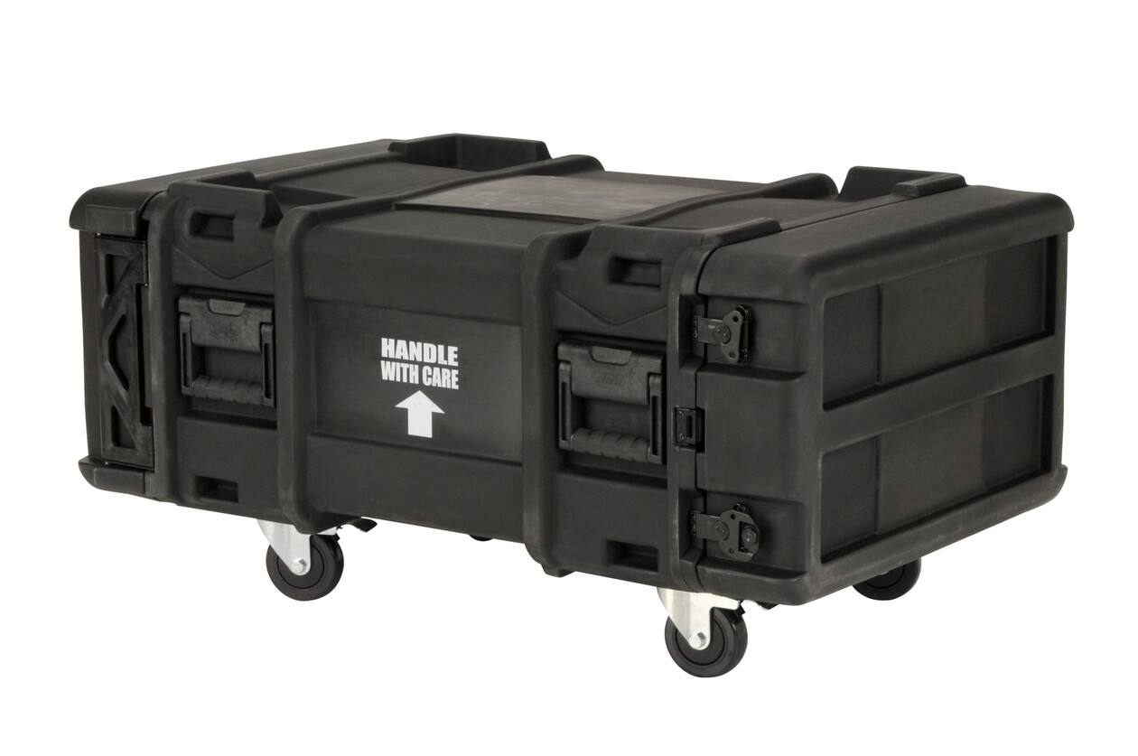 SKB - rSeries - Rack Anti-Choc 4U - Noir - 30 pouces de profondeur - avec Roulettes