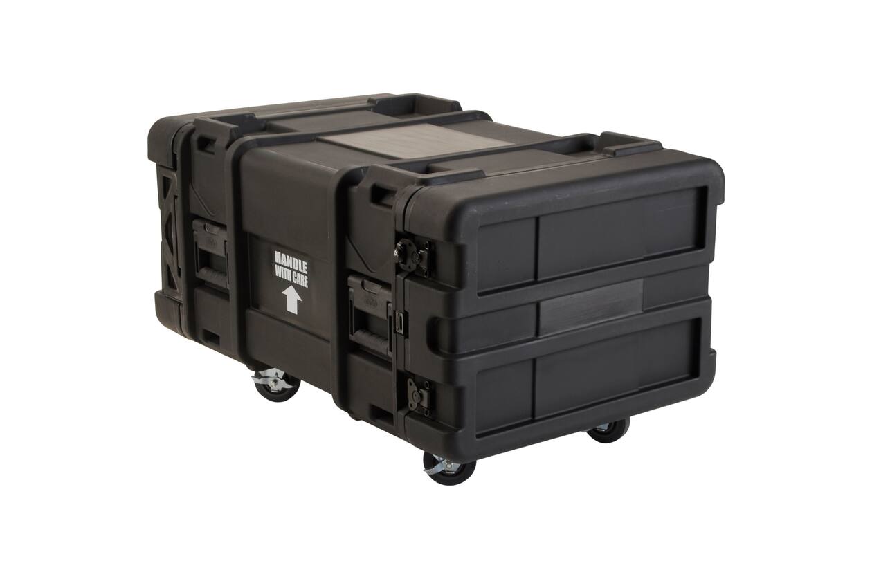 SKB - rSeries - Rack Anti-Choc 6U - Noir - 30 pouces de profondeur - avec Roulettes
