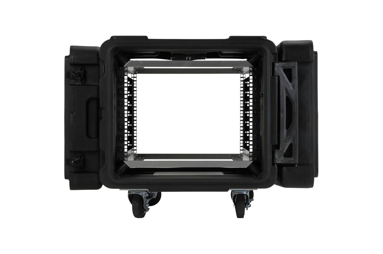 SKB - rSeries - Rack Anti-Choc 8U - Noir - 28 pouces de profondeur - avec Roulettes