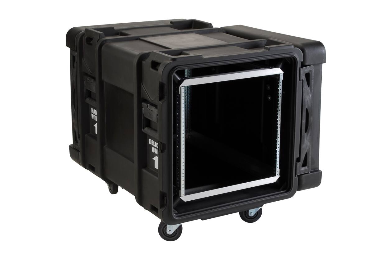 SKB - rSeries - Rack Anti-Choc 10U - Noir - 30 pouces de profondeur - avec Roulettes