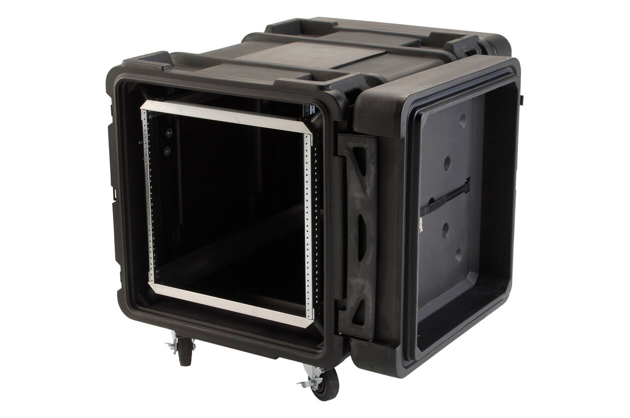 SKB - rSeries - Rack Anti-Choc 10U - Noir - 30 pouces de profondeur - avec Roulettes