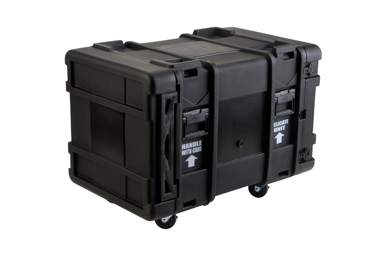 SKB - rSeries - Rack Anti-Choc 10U - Noir - 30 pouces de profondeur - avec Roulettes