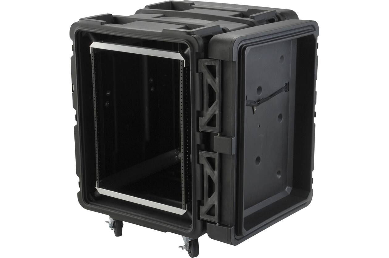 SKB - rSeries - Rack Anti-Choc 14U - Noir - 24 pouces de profondeur - avec Roulettes