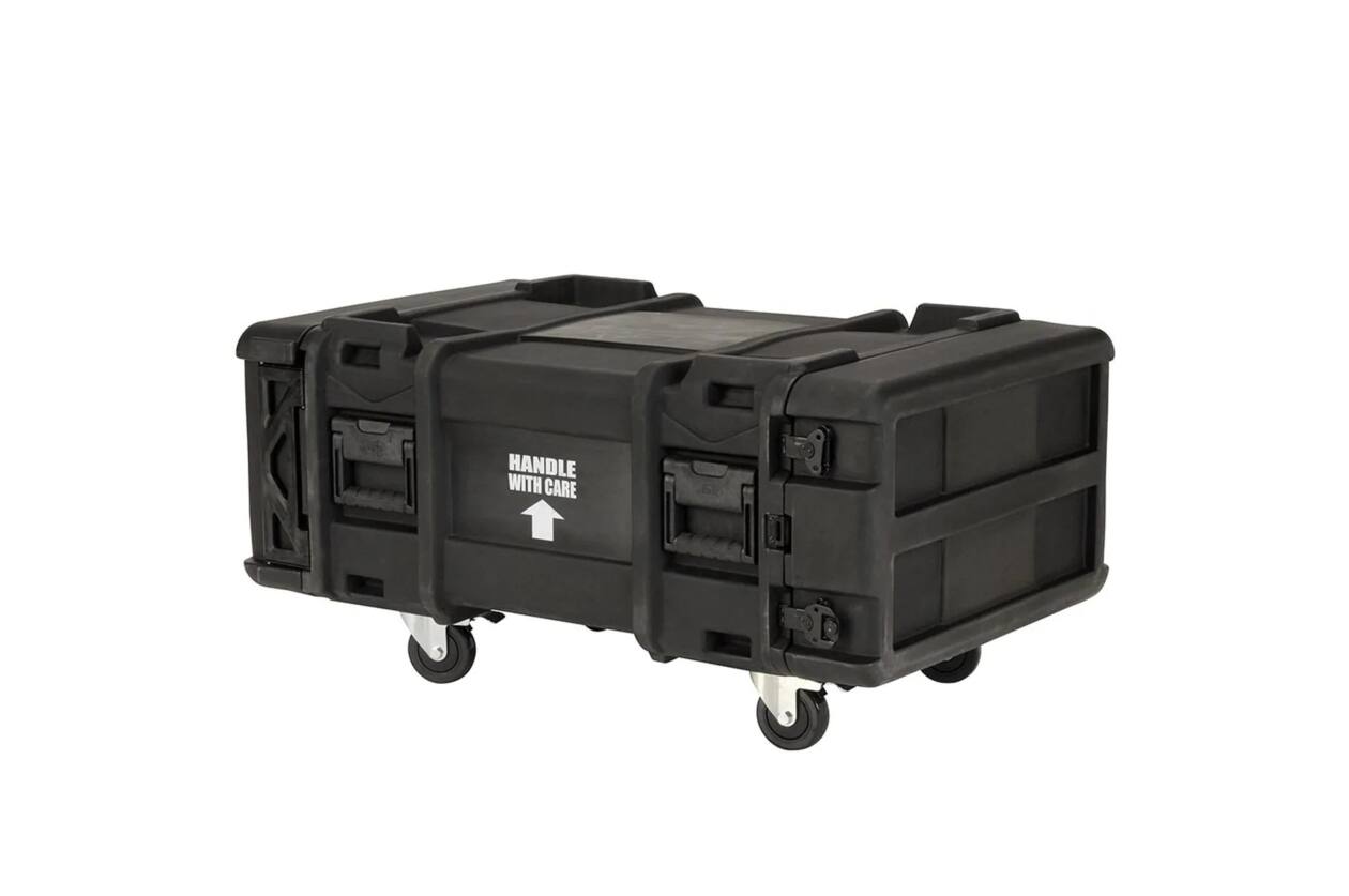 SKB - rSeries - Rack Anti-Choc 4U - Vert - 30 pouces de profondeur - avec Roulettes