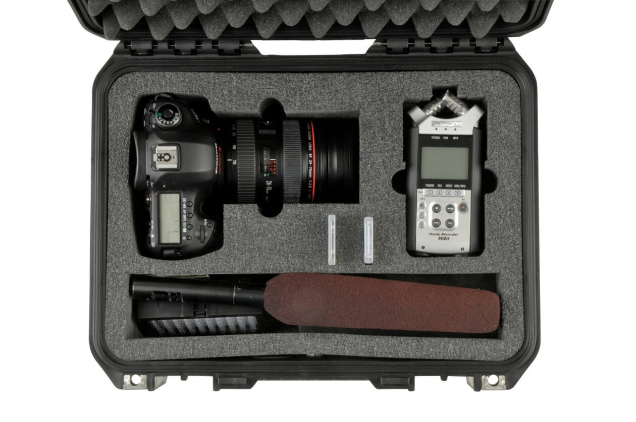 SKB - iSeries - Valise étanche - Noir - Insert pour enregistreur DSLR