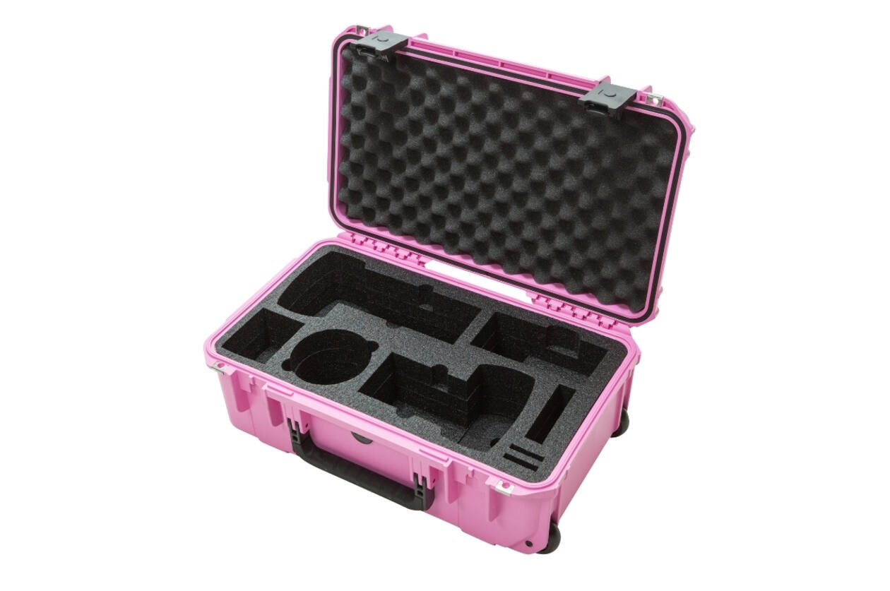 SKB - iSeries - Valise étanche - Rose - Insert pour deux DSLR et deux objectifs