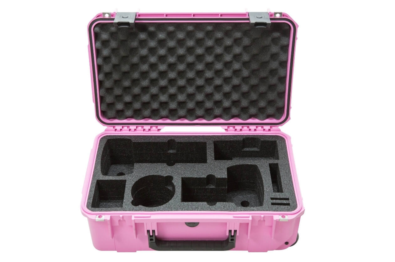 SKB - iSeries - Valise étanche - Rose - Insert pour deux DSLR et deux objectifs